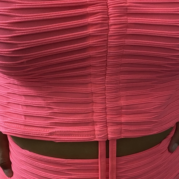 Honeycomb Ruched, Booty Lift Leggings Set - Picture 6 of 7